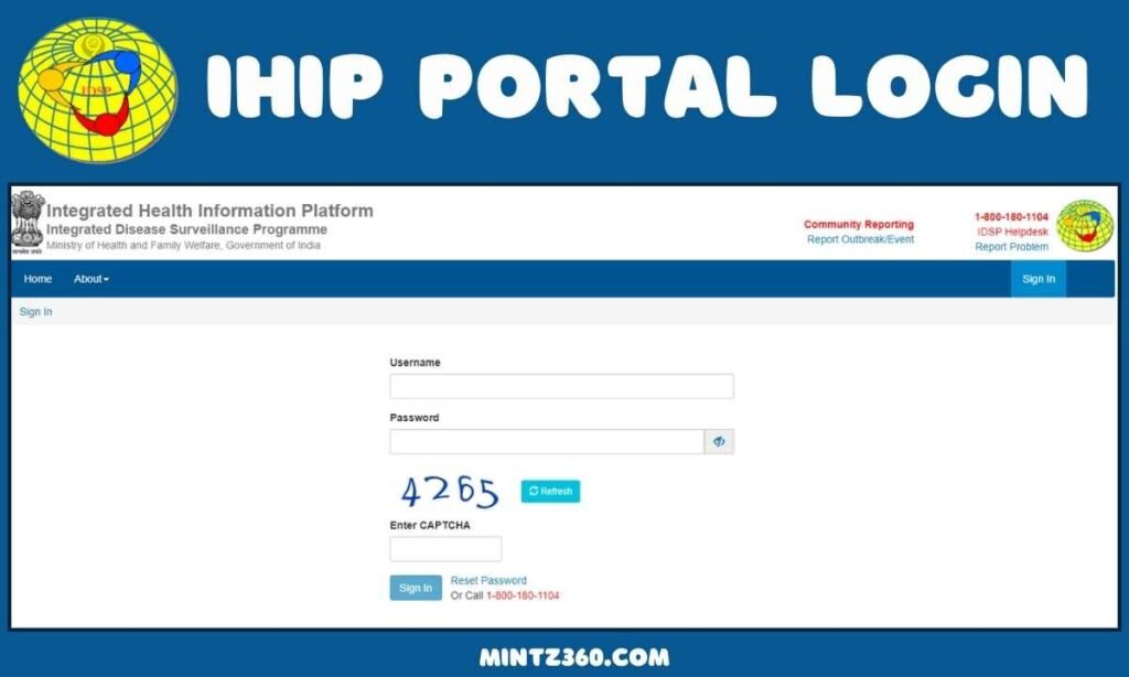 IHIP Portal Login